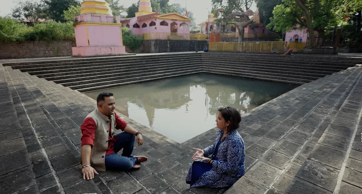 Amish — on location at a stepwell
