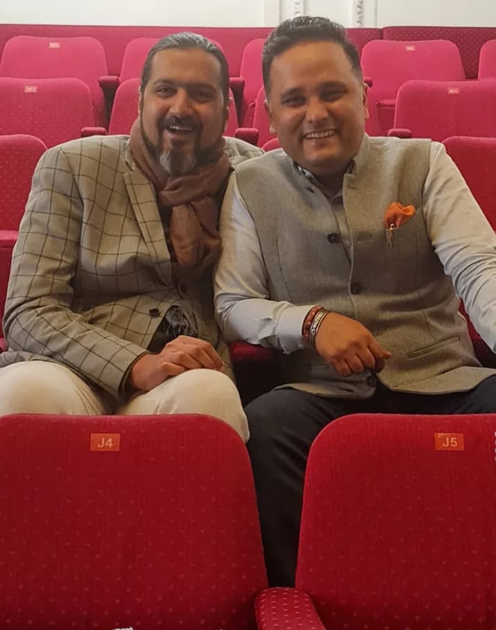 Amish with Grammy Award winner Ricky Kej