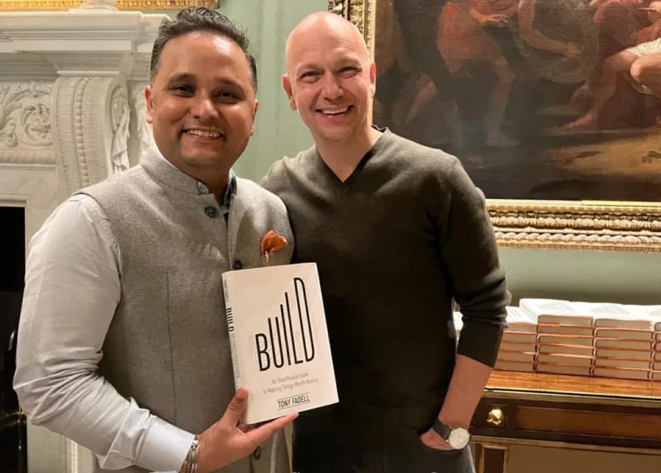 Amish with Tony Fadell, co-creator of the iPod and iPhone