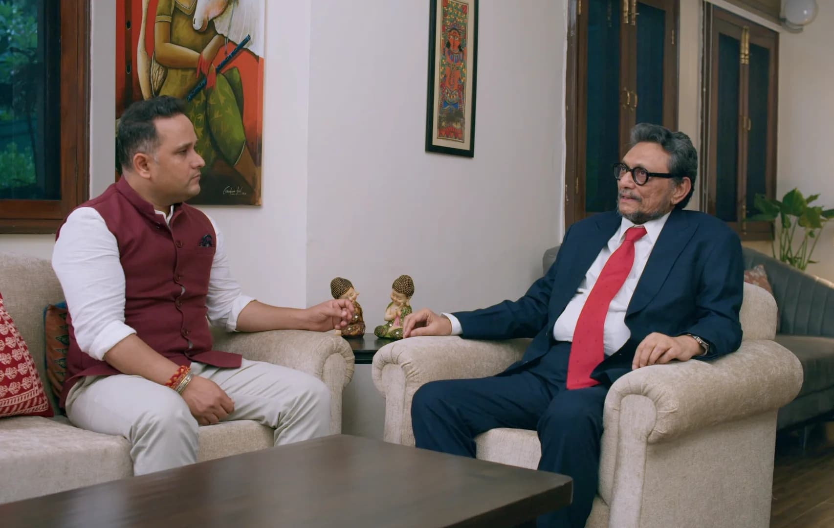 Amish — in conversation during the ram janmabhoomi documentary