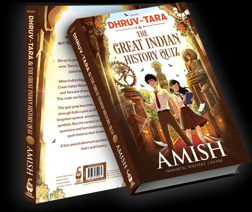 Dhruv-Tara & The Great Indian History Quiz — front and back cover